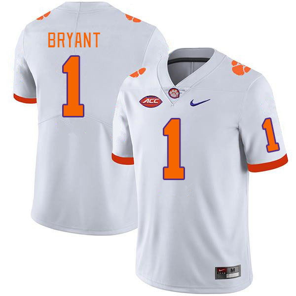 Clemson Tigers #1 Martavis Bryant College Football Jerseys Stitched Sale-White